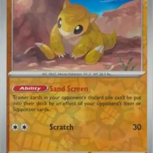 S&V151 - 027/165 - Sandshrew - Reverse Holo
