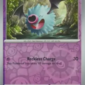Paldean Fates - 032/091 - Woobat - Reverse Holo