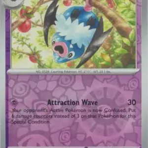 Paldean Fates - 033/091 - Swoobat - Reverse Holo