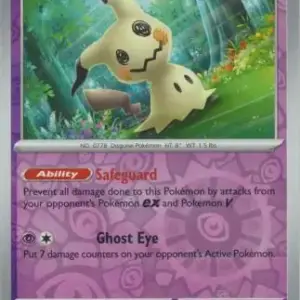 Paldean Fates - 037/091 - Mimikyu - Reverse Holo