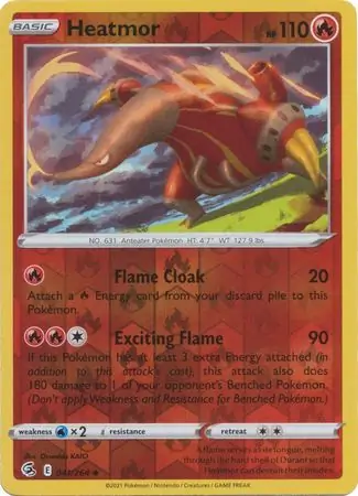 Fusion Strike - 041/264 - Heatmor - Reverse Holo