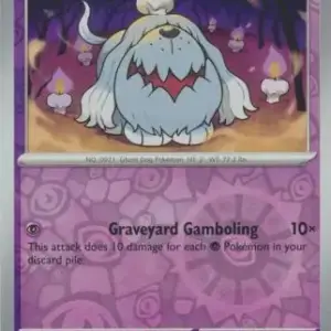 Paldean Fates - 042/091 - Greavard - Reverse Holo