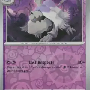 Paldean Fates - 043/091 - Houndstone - Reverse Holo