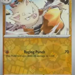 Paldean Fates - 046/091 - Primeape - Reverse Holo