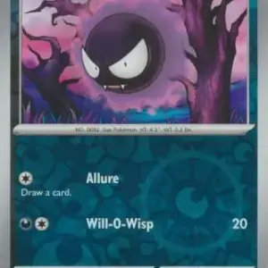Paldean Fates - 055/091 - Gastly - Reverse Holo