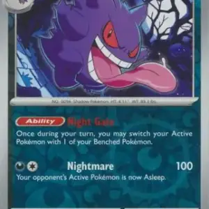 Paldean Fates - 057/091 - Gengar - Reverse Holo