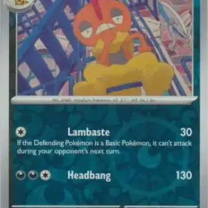 Paldean Fates - 061/091 - Scrafty - Reverse Holo