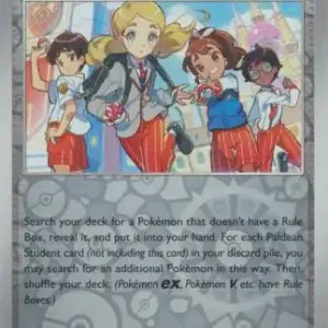 Paldean Fates - 085/091 - Paldean Student - Reverse Holo