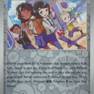 Paldean Fates - 086/091 - Paldean Student - Reverse Holo