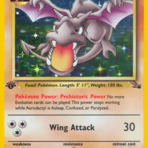 Fossil - 01/62 - Aerodactyl - 1st Edition