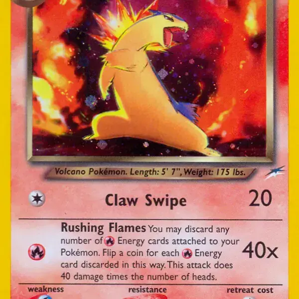 Neo Destiny - 010/105 - Dark Typhlosion - Holo