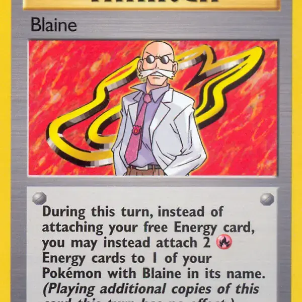 Gym Challenge - 100/132 - Blaine - Rare