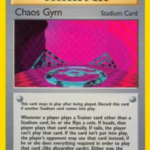 Gym Challenge - 102/132 - Chaos Gym - Rare (Lightly Played)