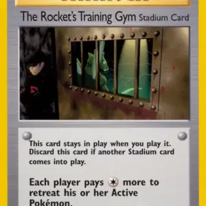 Gym Heroes - 104/132 - Rocket's Training Gym - Rare