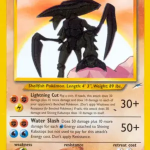 Neo Destiny - 108/105 - Shining Kabutops (Lightly Played)