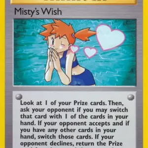 Gym Challenge - 108/132 - Misty's Wish - Rare