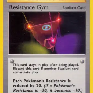 Gym Challenge - 109/132 - Resistance Gym - 1st Edition - Rare