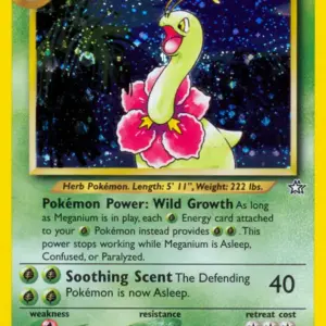 Neo Genesis - 011/111 - Meganium lv 57 - Holo (Lightly Played, Swirl)