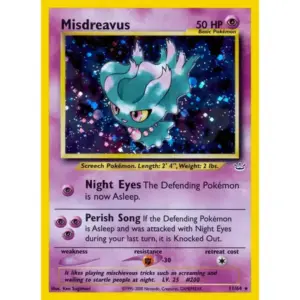 Neo Revelation - 11/64 - Misdreavus - Holo (Lightly Played)