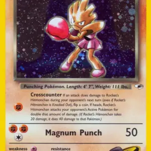 Gym Heroes - 011/132 - Rocket's Hitmonchan - Holo