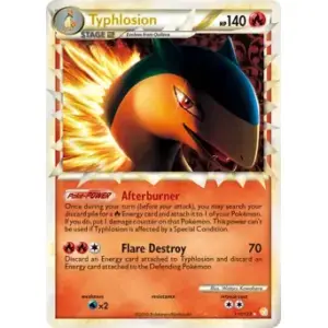 HeartGold & SoulSilver - 110/123 - Typhlosion - Holo (Moderately Played)