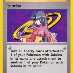 Gym Challenge - 110/132 - Sabrina - Rare (Lightly Played)