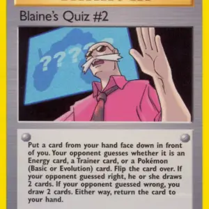 Gym Challenge - 111/132 - Blaine's Quiz #2