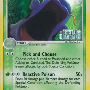 EX Crystal Guardians - 011/100 - Swalot - Reverse Holo