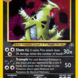 Neo Discovery - 12/75 - Tyranitar - Holo (Lightly Played)