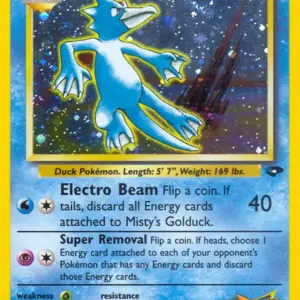 Gym Challenge - 012/132 - Misty's Golduck - Holo (Lightly Played)
