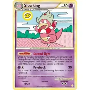 HeartGold & SoulSilver - 012/123 - Slowking - Holo Rare (Lightly Played)