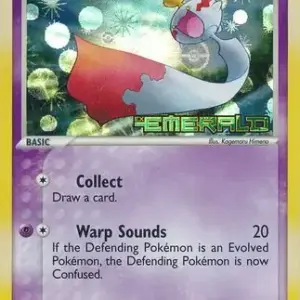 EX Emerald - 12/106 - Chimecho - Reverse Holo (Heavily Played)