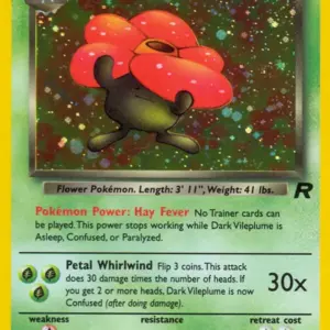 Team Rocket - 13/82 - Dark Vileplume - Holo (Moderately Played)