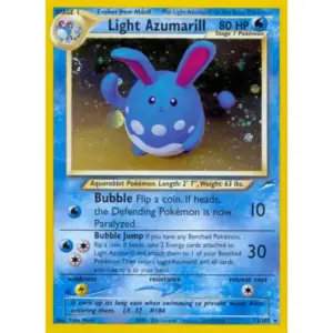 Neo Destiny - 013/105 - Light Azumarill - Holo (Lightly Played)