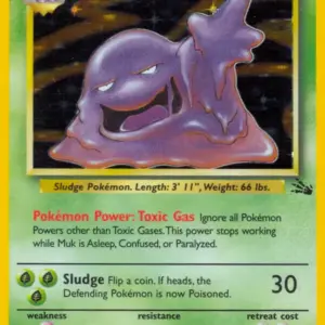 Fossil - 13/62 - Muk - Holo (Heavily Played)