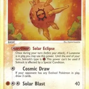 EX Sandstorm - 013/100 - Solrock - Reverse Holo