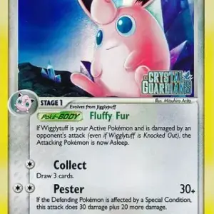 EX Crystal Guardians - 013/100 - Wigglytuff - Reverse Holo (Lightly Played)