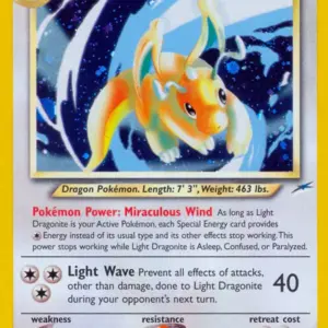 Neo Destiny - 014/105 - Light Dragonite - Holo (Lightly Played)