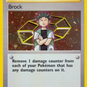 Gym Heroes - 015/132 - Brock - Holo (Lightly Played)