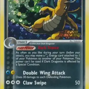 EX Team Rocket Returns - 015/109 - Dark Dragonite - Reverse Holo (Damaged)