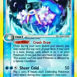 EX Hidden Legends - 15/101 - Walrein - Reverse Holo Rare (Moderately Played)