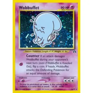 Neo Discovery - 16/75 - Wobbuffet - Holo (Heavily Played)