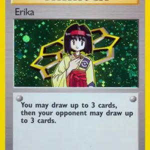 Gym Heroes - 016/132 - Erika - Holo (Moderately Played)