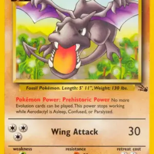 Fossil - 16/62 - Aerodactyl - Rare (Moderately Played)