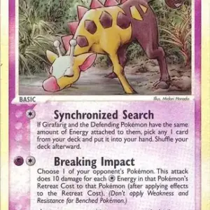 EX Dragon - 16/97 - Girafarig - Reverse Holo (Lightly Played)