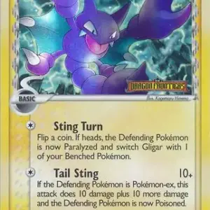EX: Dragon Frontiers - 016/101 - Gligar (delta species) - Reverse Holo