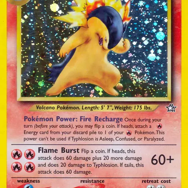 Neo Genesis - 017/111 - Typhlosion lv 55 - Holo