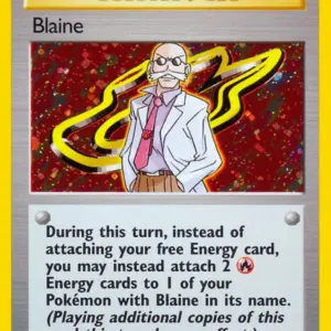 Gym Challenge - 017/132 - Blaine - Holo