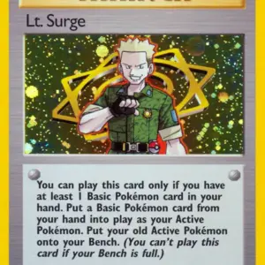 Gym Heroes - 017/132 - Lt. Surge - Holo
