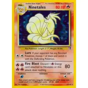 Legendary Collection - 017/110 - Ninetales - Holo (Lightly Played)